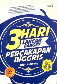Image of 3 Hari Lancar Banget Percakapan Inggris