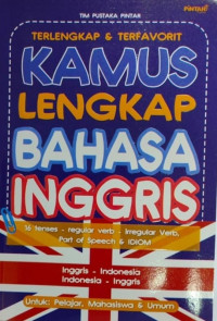 Buku Kamus Lengkap Bahasa Inggris