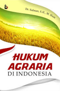 Image of Hukum agraria Indonesia